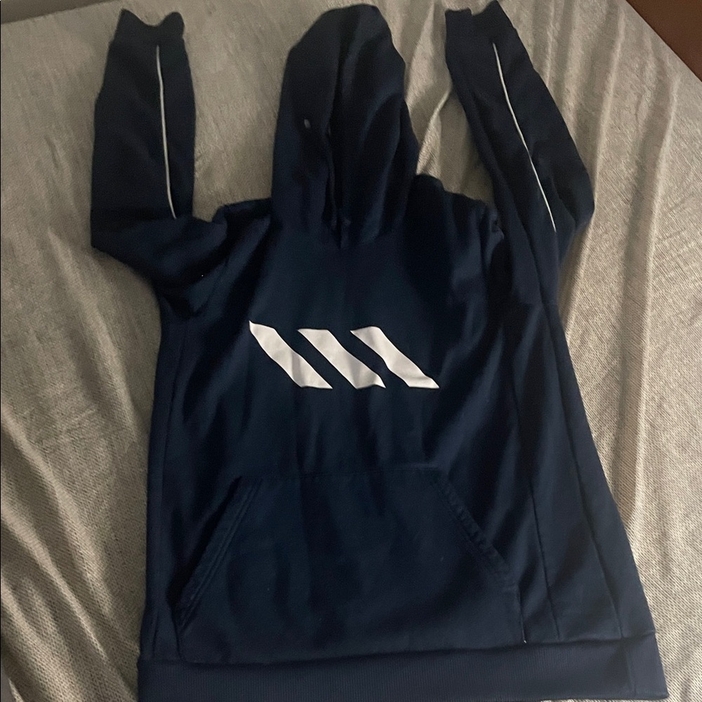 Adidas Navy V-Neck Sweater